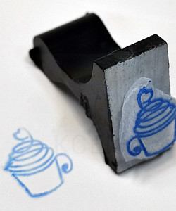 Маленький штамп для кофейни